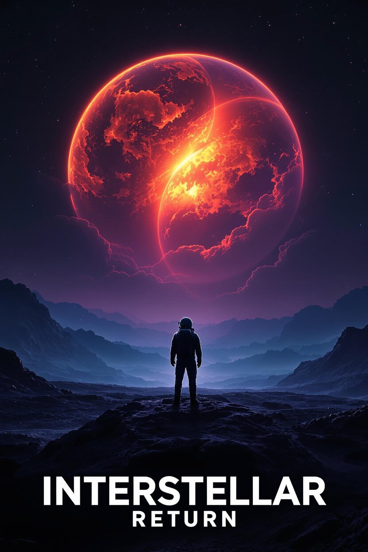 理论影院出品电影《星际归途》封面海报