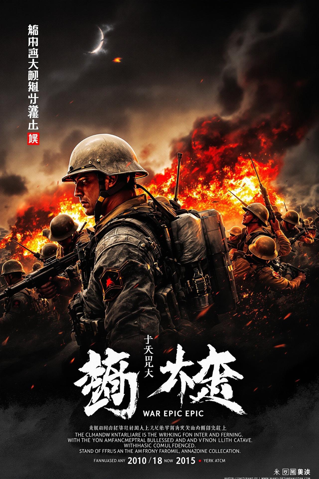 理论影院出品电影《破晓之战》封面海报